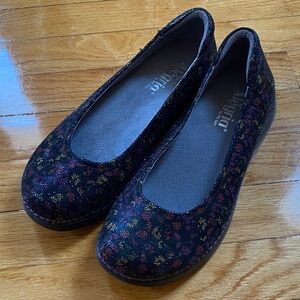 Alegria Multicolor Floral Flats